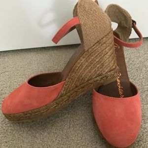 Tangerine Suede Giamo Espadrilles made in Spain
